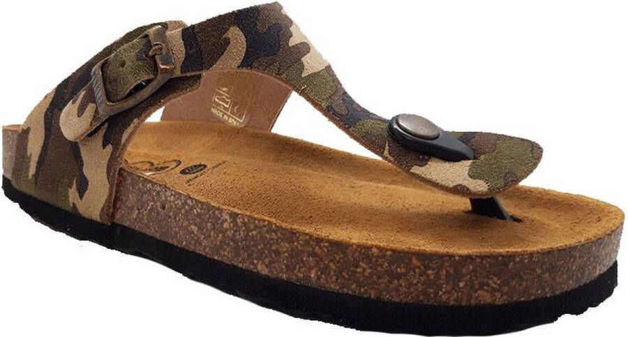 Develab Groene Slippers Camouflage