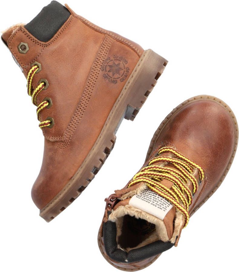 Develab Jongens Veterboots 41073 Cognac