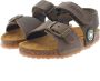 Develab 48205 557 Kaki Brushed Washed Sandalen - Thumbnail 10