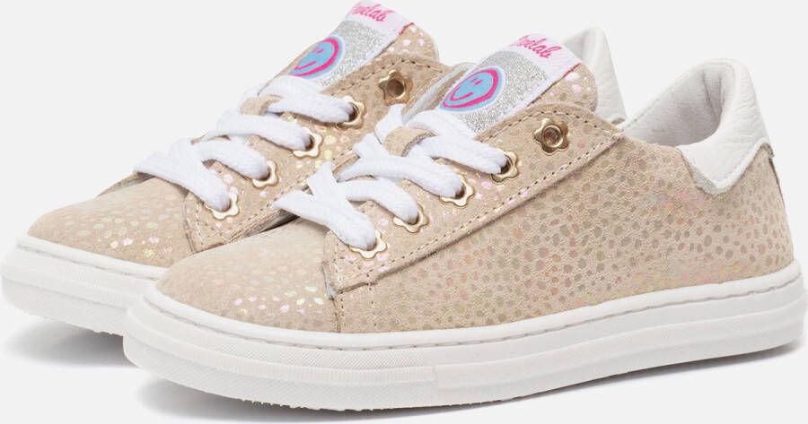 Develab Sneakers beige Leer Dames