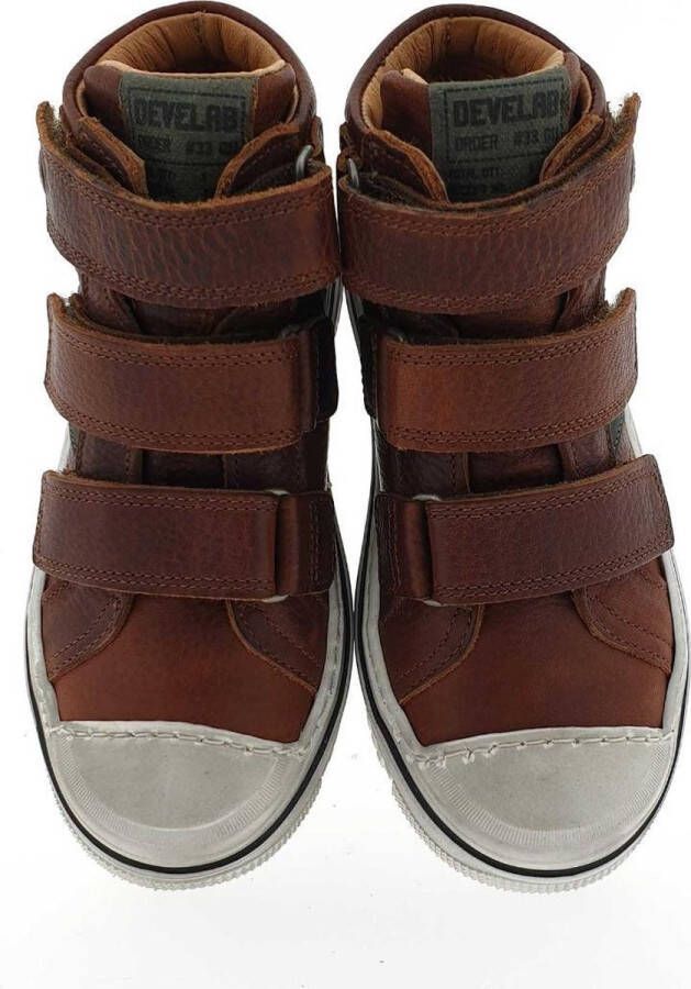 Develab Sneakers cognac Leer