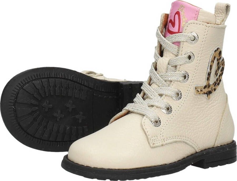 Develab Veterschoen hoog Veterschoen hoog Beige