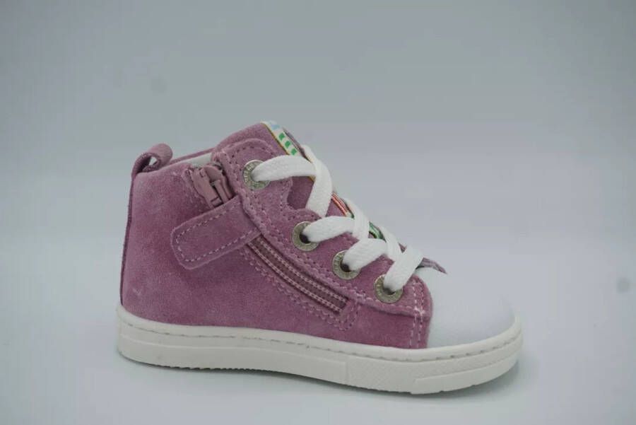 Develap 45745Roze suede first step mid Kleur Roze)