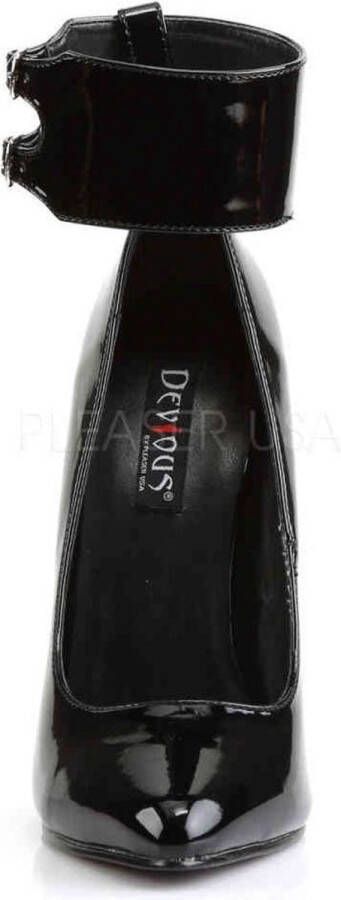 Devious Hoge hakken 39 Shoes DOMINA 434 Paaldans schoenen Zwart - Foto 3