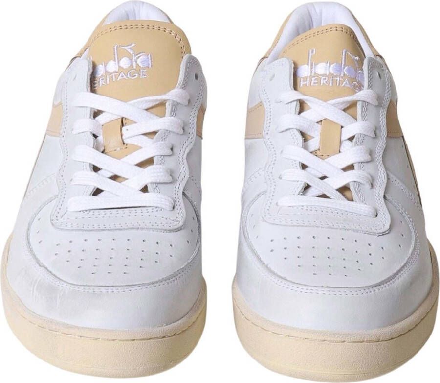 Diadora Dames Mi Basket Low Used Sneakers Wit