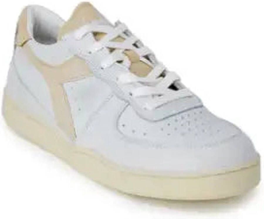 Diadora Dames Mi Basket Low Used Sneakers Wit