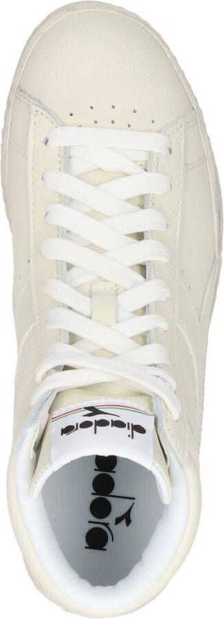 Diadora Game High Waxed Dames Hoge sneakers Leren Sneaker Dames Wit