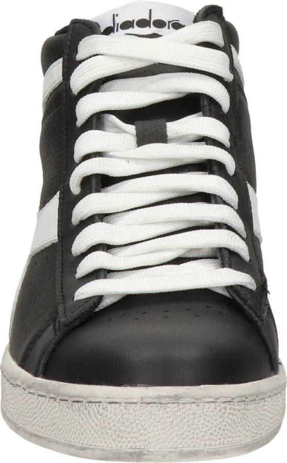 Diadora Game High Waxed Heren Hoge sneakers Leren Sneaker Heren Zwart - Foto 10