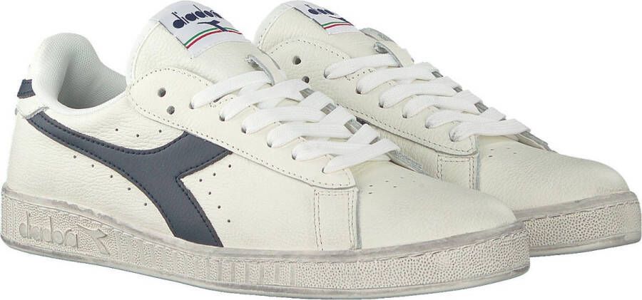 Diadora Game L Low Waxed Lage sneakers Leren Sneaker Heren Wit