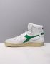 Diadora Heritage mi basket used sneakers wit c0657 white white leer 43 5(9+ ) - Thumbnail 12