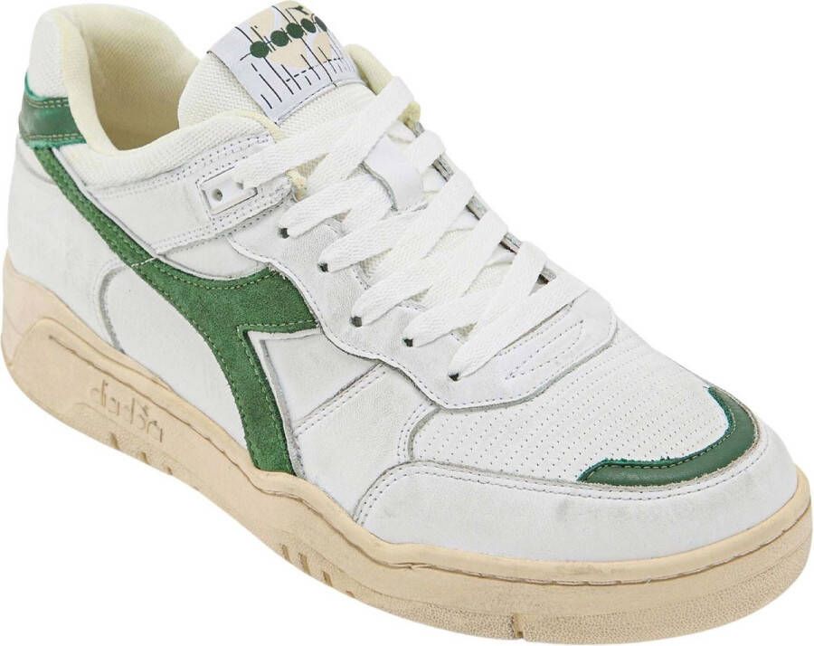 Diadora Led Combi Sneaker Sneakers Leer Heren Groen