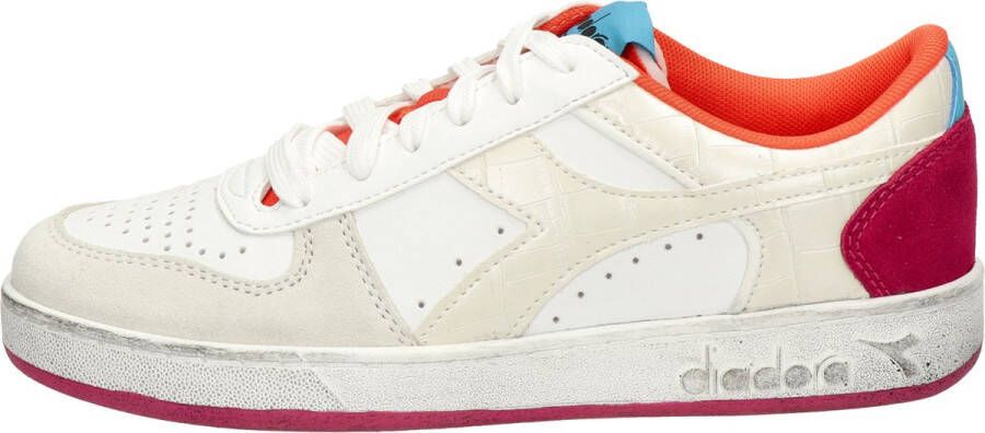 Diadora Magic Basket Low Cro dames sneaker Wit multi