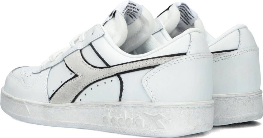 Diadora Magic Basket Low Icona Woman Lage sneakers Leren Sneaker Dames Wit