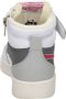 Diadora Magic Basket Mid Ps Hoge sneakers Meisjes Wit - Thumbnail 14