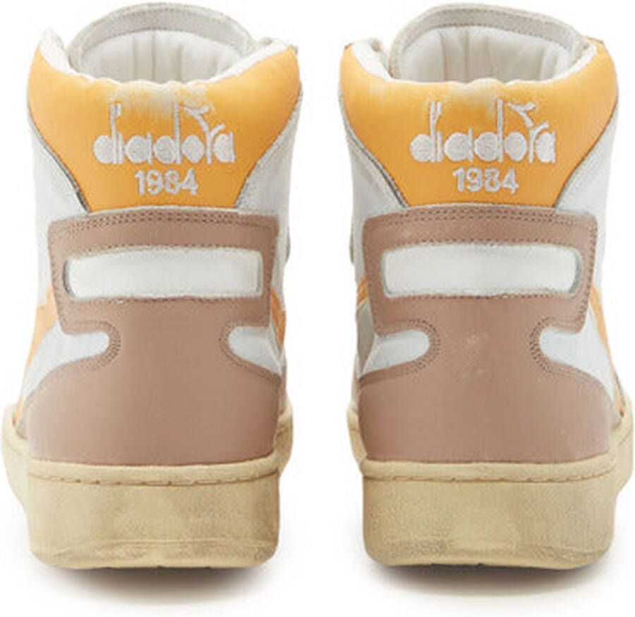 Diadora Schoenen Wit Mi basket used sneakers wit