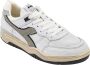 DIADORA Lage Sneakers Heren Led Combi Sneaker Maat: 45 Materiaal: Leer Kleur: Groen - Thumbnail 4