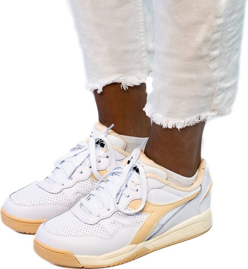 Diadora Winner Lage sneakers Leren Sneaker Dames Wit