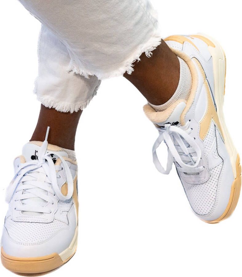 Diadora Winner Lage sneakers Leren Sneaker Dames Wit