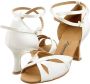 Diamant Bruidsschoenen 141-087-092 Latin Dansschoenen Hak 6 5 cm Witte Hakken Dames Suede Zool - Thumbnail 6