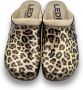 DINA Medische PU klompen PU klompen met kunststof zool ziekenhuis klompen zorgklompen CLOGS Panter Leopard - Thumbnail 5