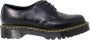 Dr. Martens 1461 Quad Smooth Leather Platform Schoenen Zwart Gepolijst Glad Black Dames - Thumbnail 10