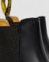 Dr. Martens Klassieke Chelsea-laarzen van glad leer met gele stiksels en AirWair-logo Black - Thumbnail 12