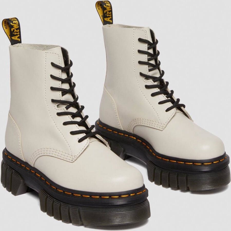 Dr. Martens Audrick Platform Grey Nappa Lux Dames Boots