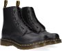 Dr Martens Dr. martens 1460 Pascal Front Zip Dames Veterboots Mat Zwart - Thumbnail 22