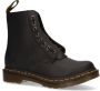 Dr Martens Dr. martens 1460 Pascal Front Zip Dames Veterboots Mat Zwart - Thumbnail 36