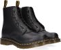 Dr Martens Dr. martens 1460 Pascal Front Zip Dames Veterboots Mat Zwart - Thumbnail 39