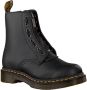 Dr Martens Dr. martens 1460 Pascal Front Zip Dames Veterboots Mat Zwart - Thumbnail 30