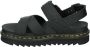 Dr. Martens DVOSS II BLACK HYDRO LEATHER Platte sandalenDames Sandalen Zwart - Thumbnail 5