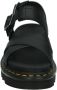 Dr. Martens DVOSS II BLACK HYDRO LEATHER Platte sandalenDames Sandalen Zwart - Thumbnail 6