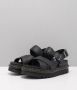 Dr. Martens DVOSS II BLACK HYDRO LEATHER Volwassenen Platte sandalen Zwart - Thumbnail 11