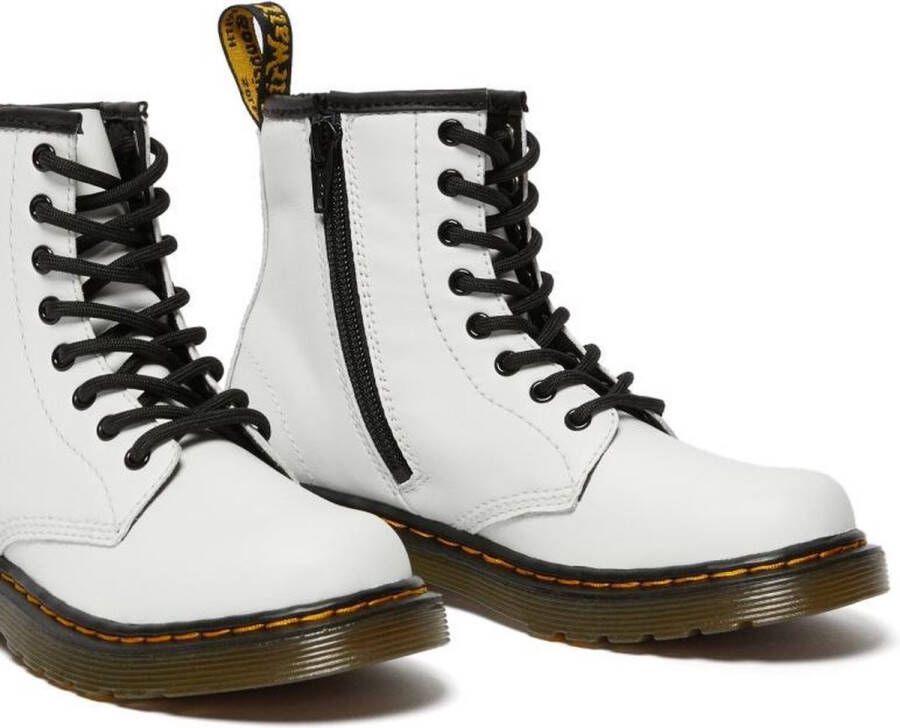 Dr. Martens Veterboots Wit Lak 030307 Dames