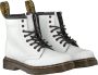 Dr Martens 1460 K Delaney Veterboots Laarzen Met Veters Meisjes Wit - Thumbnail 7