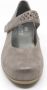 Durea 5735 Taupe Pump klittenband sluiting nubuck Wijdte H - Thumbnail 5