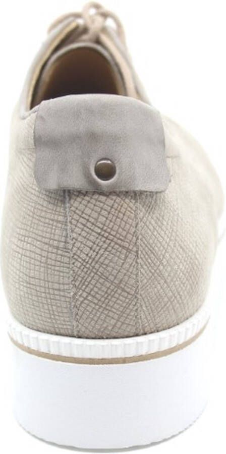 Durea 6191 G Volwassenen Dames veterschoenen Taupe