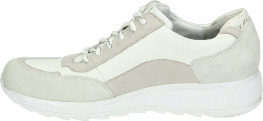 Durea 6263 E Volwassenen Lage sneakers Wit beige