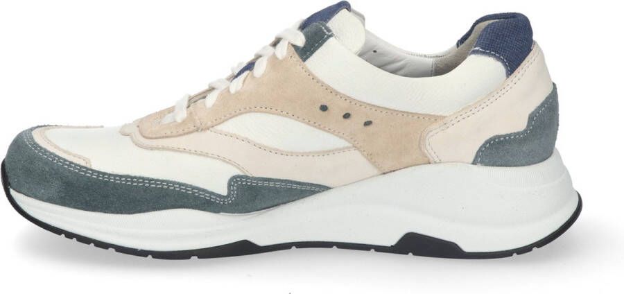 Durea 6267 K Volwassenen Lage sneakers Wit beige