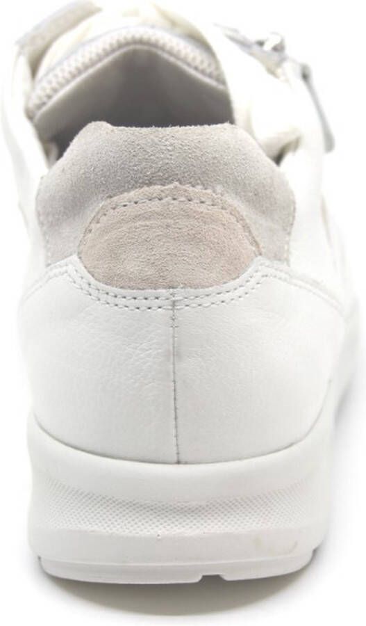 Durea 6271 685 0343 Wit combi kleurige sneakers met rits