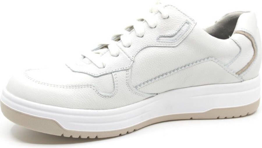 Durea 6275 684 0386 Witte sneaker wijdte G