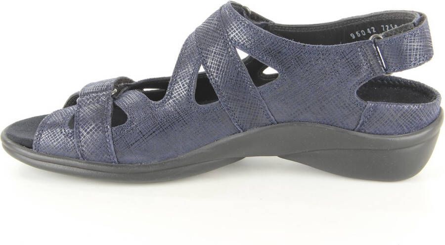 Durea 7258 E Volwassenen Platte sandalen Blauw