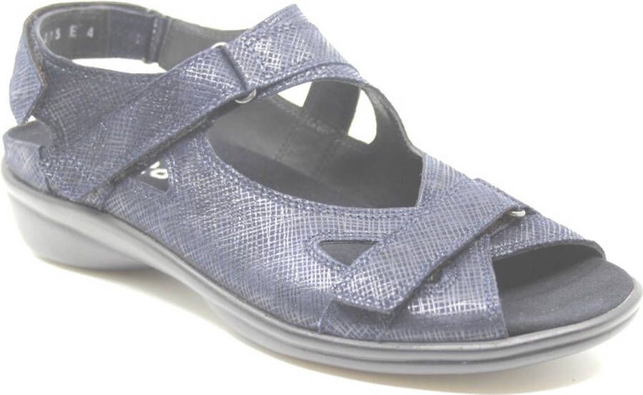 Durea 7258 E Volwassenen Platte sandalen Blauw