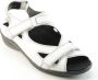 Durea 7258 H Volwassenen Platte sandalenDames Sandalen Kleur: Wit beige - Thumbnail 30