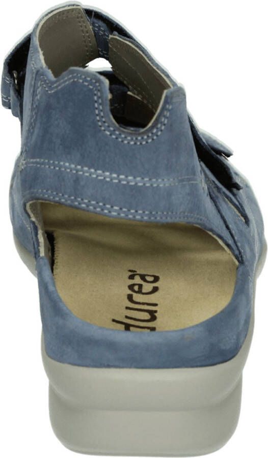 Durea 7272 H Volwassenen Platte sandalen Blauw