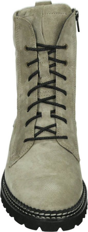 Durea 9722 G Volwassenen VeterlaarzenHoge sneakersDames veterschoenenHalf-hoge schoenen Taupe