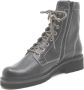 Durea 9727 804G Zwart G Wijdte Veter boots - Thumbnail 4