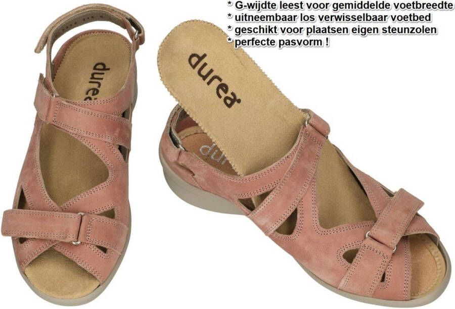 Durea -Dames oud roze sandalen