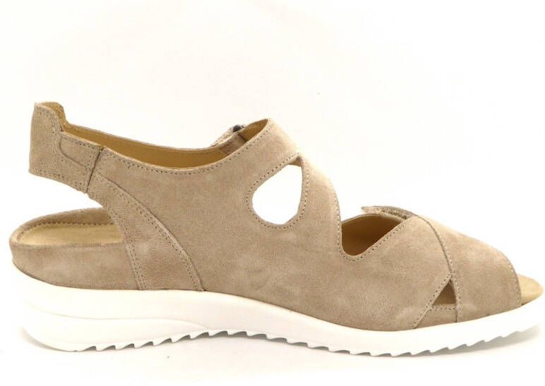 Durea Dames Sandaal 7410-218-0502 Beige Wijdte H (41)